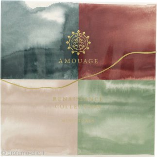 Amouage Renaissance Discovery Gift Set 7.5ml Enclave EDP + 7.5ml Crimson Rocks EDP + 7.5ml Ashore EDP + 7.5ml Meander EDP