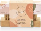 The Kind Edit Co. Kind Soap & Nail Brush Set 60g Soap Bar + Nail Brush