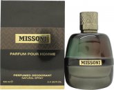 Missoni Parfum Pour Homme Perfumed Deodorant Spray 100ml - Glass Bottle