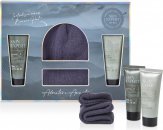 The kind edit co skin expert beanie gift set 100ml shower gel 100ml body lotion beanie hat