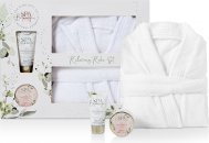 Click to view product details and reviews for The kind edit co spa botanique bath robe gift set 50ml body lotion 120ml body butter bath robe.