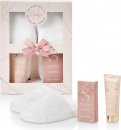 The Kind Edit Co. Signature Slippers Gift Set 150ml Body Wash + 100g Bath Crystals + 1 Pair Slippers