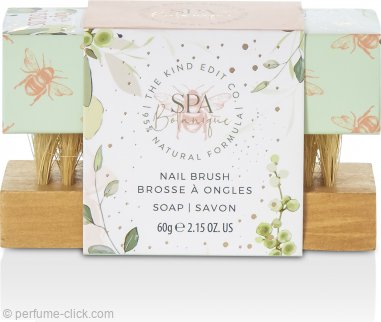 The Kind Edit Co. Spa Botanique Soap & Nail Brush Gift Set 60g Soap Bar + Nail Brush