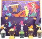 Anna Sui Signature Mini Kolleksjon 5ml Fantasia EDT + 5ml Fantasia Mermaid EDT + 5ml Secret Wish EDT + 2 x 5ml Sky EDT + Liten Veske