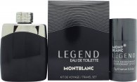 Mont Blanc Legend Gift Set 100ml EDT + 75g Deodorant Stick