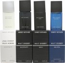Issey Miyake Miniatures For Men Gift Set 7ml L'Eau d'Issey Pour Homme EDT + 7ml Nuit d’Issey EDT + 7ml Nuit d'Issey Parfum EDP + 7ml Nuit d'Issey Bleu Astral EDT