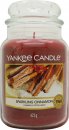 Yankee Candle Sparkling Cinnamon Lys 623g - Stor Krukke