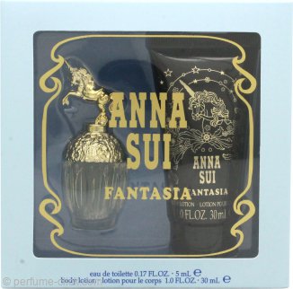 Anna Sui Fantasia Gift Set 0.2oz (5ml) EDT + 1.0oz (30ml) Body Lotion