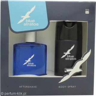 parfums bleu blue stratos woda po goleniu 100 ml   zestaw