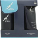 Parfums Bleu Limited Blue Stratos Gift Set 5.1oz (150ml) Shower Gel + 5.1oz (150ml) Deodorant Body Spray