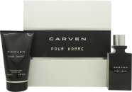 Carven Pour Homme Geschenkset 50 ml EDT + 100 ml Aftershave Balsam