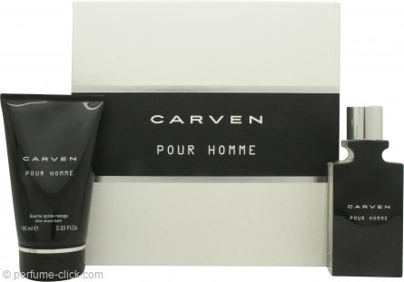 Carven Pour Homme Gift Set 1.7oz (50ml) EDT + 3.4oz (100ml) Aftershave Balm