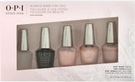 OPI Always Bare For You Nail Polish Collection Gift Set 5 x 3.75ml