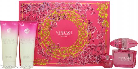 Versace Bright Crystal Absolu Gift Set 90ml EDP + 100ml Body