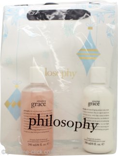 Philosophy Amazing Grace Gift Set 8.1oz (240ml) 3-in-1 Shower Gel + 8.1oz (240ml) Body Emulsion