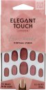 Elegant Touch Luxe Looks 24 False Nails with Glue - Virtual Vibes
