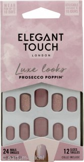 Elegant Touch Luxe Looks 24 Nepnagels met Lijm - Prosecco Poppin'