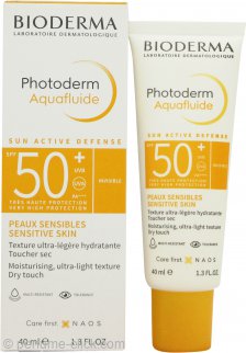 Bioderma Photoderm Aquafluide Sun Active Defense SPF50+ 1.4oz (40ml) - Sensitive Skin