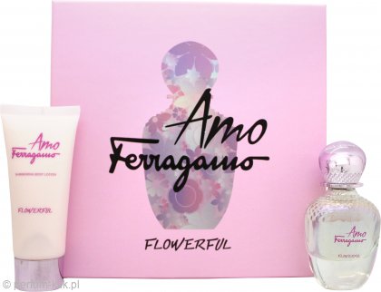 salvatore ferragamo amo ferragamo flowerful woda toaletowa 50 ml   zestaw