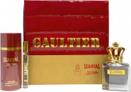 Jean Paul Gaultier Scandal Pour Homme Gift Set 3.4oz (100ml) EDT + 5.1oz (150ml) Deodorant Spray + 0.3oz (10ml) EDT