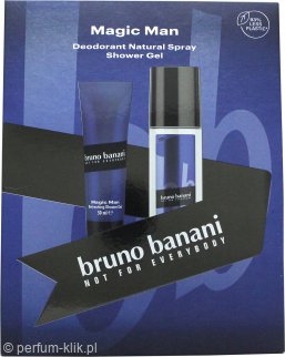 bruno banani magic man dezodorant w sprayu 75 ml   zestaw 