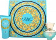 Versace Pour Femme Dylan Turquoise Gift Set 1.0oz (30ml) EDT + 1.7oz (50ml) Perfumed Body Gel