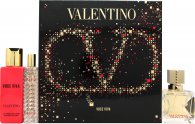 Valentino Voce Viva Gift Set 1.7oz (50ml) EDP + 0.5oz (15ml) EDP + 3.4oz (100ml) Body Lotion