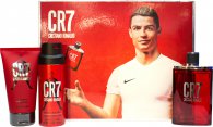 Cristiano Ronaldo CR7 Gift Set 3.4oz (100ml) EDT + 5.1oz (150ml) Shower Gel + 5.1oz (150ml) Body Spray