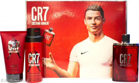 Cristiano Ronaldo CR7 Gift Set 100ml EDT + 150ml Shower Gel + 150ml Body Spray