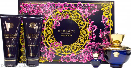 Versace Dylan Turquoise Pour Femme - Set (edt/100ml + edt/mini/5ml + b/gel/ 100ml + sh/gel/100ml)