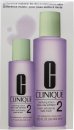 Clinique Clarifying Lotion 2 For Dry Combination Skin Gift Set 13.5oz (400ml) + 200ml
