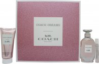Coach Dreams Gift Set 3.0oz (90ml) EDP + 0.3oz (7.5ml) EDP + 3.4oz (100ml) Body Lotion