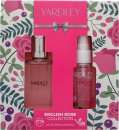 Yardley English Rose Gift Set 1.7oz (50ml) EDT + 1.7oz (50ml) Body Mist