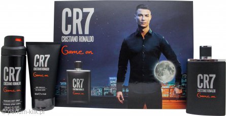 cristiano ronaldo cr7 game on woda toaletowa 100 ml   zestaw