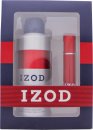 Izod Red Gift Set 0.5oz (15ml) EDT + 6.8oz (200ml) Body Spray