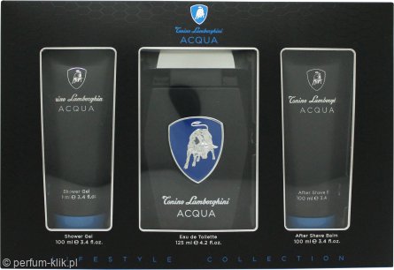 tonino lamborghini acqua woda toaletowa 125 ml   zestaw