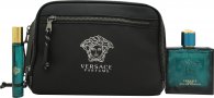 Versace Eros Gift Set 3.4oz (100ml) EDP + 0.3oz (10ml) EDP + Toiletry Bag