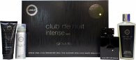 Armaf Club De Nuit Intense Gift Set 3.6oz (105ml) EDT + 3.4oz (100ml) Shower Gel + 8.1oz (240ml) Shampoo + 1.7oz (50ml) Body Spray