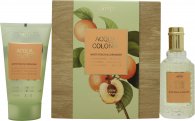 Mäurer & Wirtz 4711 Acqua Colonia White Peach & Coriander Gift Set 1.7oz (50ml) EDC + 2.5oz (75ml) Shower Gel