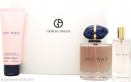 Giorgio Armani My Way Gift Set 3.0oz (90ml) EDP + 0.5oz (15ml