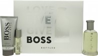 Hugo Boss Boss Bottled Gift Set 3.4oz (100ml) EDT + 0.3oz (10ml) EDT + 5.1oz (150ml) Shower Gel