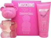 Moschino Toy 2 Bubble Gum Gift Set 1.7oz (50ml) EDT + 3.4oz (100ml) Body Lotion