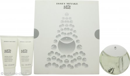 Issey Miyake A Drop d'Issey Gift Set 50ml EDP + 2 x 50ml Hand Cream
