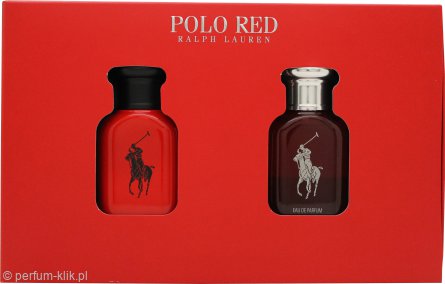 ralph lauren polo red woda perfumowana 40 ml   zestaw