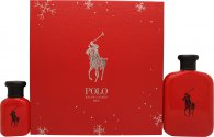 Ralph Lauren Polo Red Gift Set 4.2oz (125ml) EDT + 1.4oz (40ml) EDT
