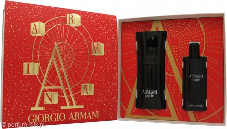 giorgio armani armani code woda toaletowa 50 ml   zestaw