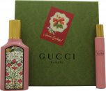 Gucci Flora Gorgeous Gardenia Eau de Parfum Gift Set 50ml EDP + 7.4ml EDP Rollerball