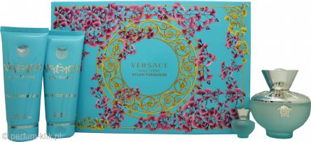 versace versace pour femme dylan turquoise woda toaletowa 100 ml   zestaw