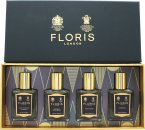 Floris Presentset 15ml Night Scented Jasmine EDT + 15ml Bouquet De La Reine EDT + 15ml White Rose EDT + 15ml Chypress EDT