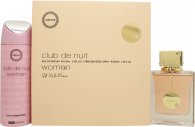 Armaf Club De Nuit Woman Gift Set 3.6oz (105ml) EDP + 6.8oz (200ml) Body Spray